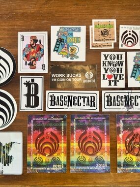 Bassnectar Bundle Lot of Stickers